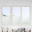 vinduesfolier 4 stk. stjernemønster matteret PVC