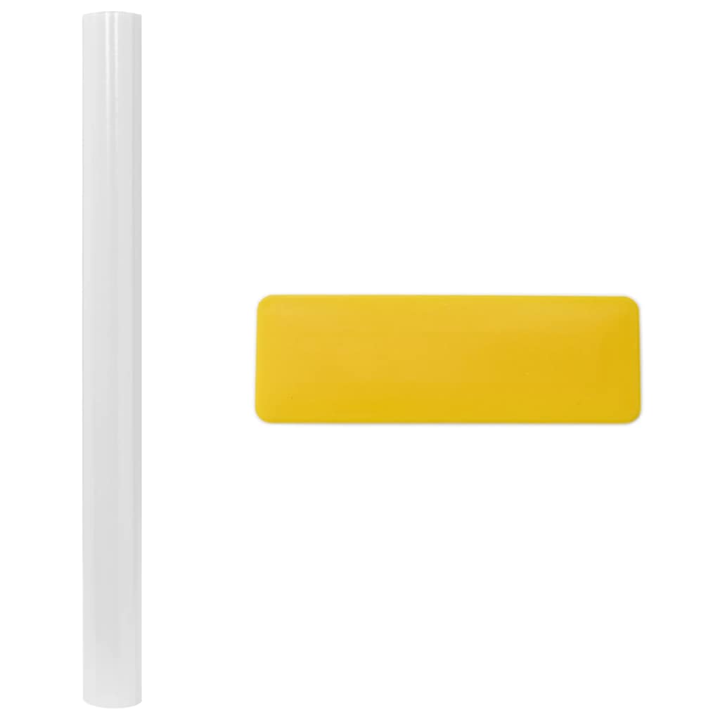 vinduesfolier 4 stk. stribemønster matteret PVC