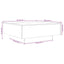 sofabord 80x80x31 cm konstrueret træ sort