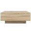 sofabord 80x80x31 cm konstrueret træ sonoma-eg