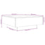 sofabord 80x80x31 cm konstrueret træ sonoma-eg