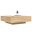 sofabord 100x100x31 cm konstrueret træ sonoma-eg