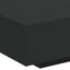 sofabord med LED-lys 85x55x31 cm sort