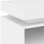 sengeborde 2 stk. med LED-lys 40x39x48,5 cm hvid