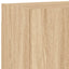 væghængt tv-bord 40,5x30x40 cm konstrueret træ sonoma-eg