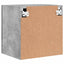 væghængt tv-bord 40,5x30x40 cm konstrueret træ betongrå