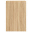 væghængt tv-bord 40,5x30x60 cm konstrueret træ sonoma-eg