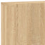 væghængt tv-bord 100x30x41 cm sonoma-eg
