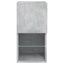 tv-borde med LED-lys 2 stk. 30,5x30x60 cm betongrå