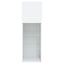 tv-borde 2 stk. med LED-lys 30,5x30x90 cm hvid