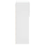 tv-borde 2 stk. med LED-lys 30,5x30x90 cm hvid