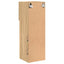 tv-borde 2 stk. med LED-lys 30,5x30x90 cm sonoma-eg