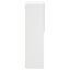 tv-borde 2 stk. med LED-lys 30,5x30x102 cm hvid