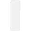 tv-borde med LED-lys 2 stk. 40,5x30x90 cm hvid