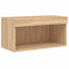 tv-bord 60x30x30 cm med LED-lys sonoma-eg