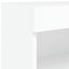 tv-bord med LED-lys 80x30x30 cm hvid