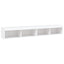tv-borde 2 stk. med LED-lys 100x30x30 cm hvid