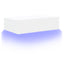 tv-bord med LED-lys 60x35x15,5 cm hvid