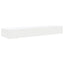 tv-borde 2 stk. med LED-lys 60x35x15,5 cm hvid