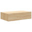 tv-bord med LED-lys 60x35x15,5 cm sonoma-eg