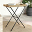 bakkebord 65x40x75 cm polyrattan beige