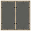 havebord med glastop 90x90x75 cm polyrattan beige
