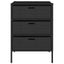 opbevaringsskab til haven 55x59x80 cm polyrattan sort