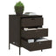 opbevaringsskab til haven 55x59x80 cm polyrattan brun