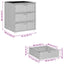 opbevaringsskab til haven 55x59x69 cm polyrattan sort