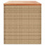 opbevaringsboks til haven 220x50x54 cm polyrattan akacie beige