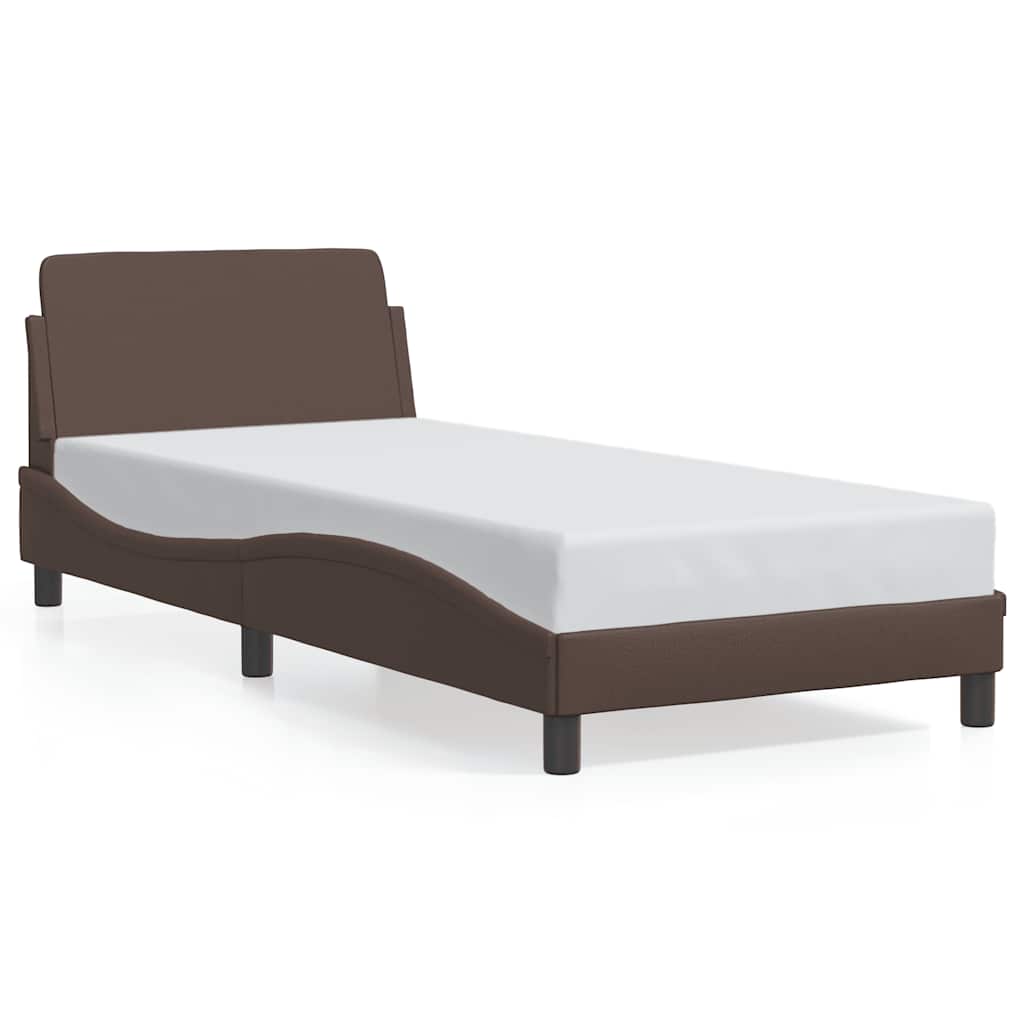 sengeramme Dover 80x200 cm kunstlæder brun