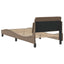 sengeramme Dover 80x200 cm kunstlæder cappuccinofarvet