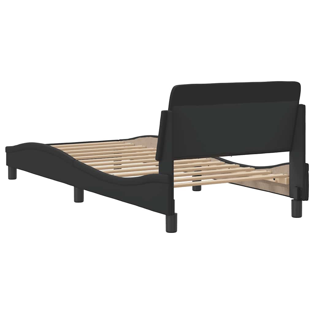 sengeramme Dover 90x190 cm kunstlæder sort
