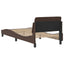 sengeramme Dover 90x190 cm kunstlæder brun