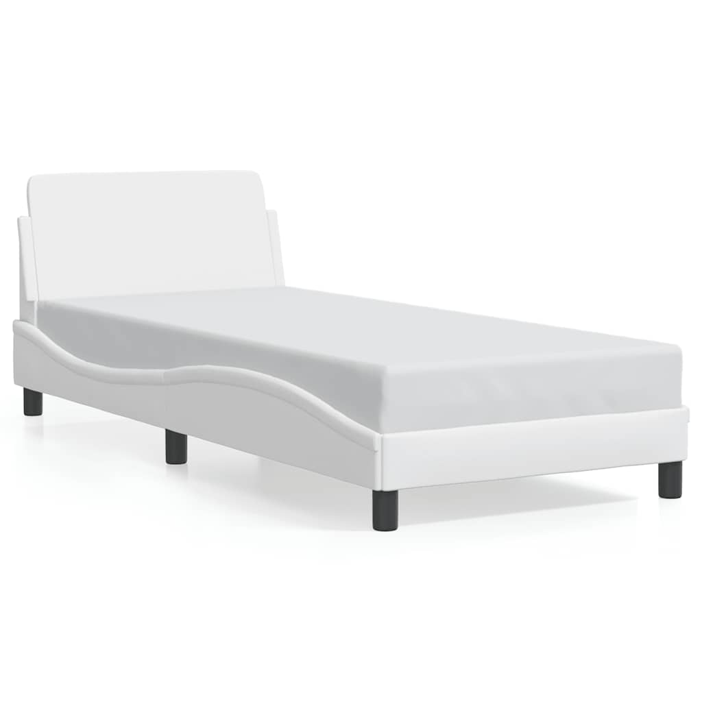 sengeramme Dover 90x200 cm kunstlæder hvid
