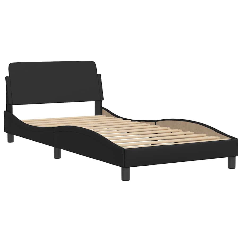 sengeramme Dover 100x200 cm kunstlæder sort