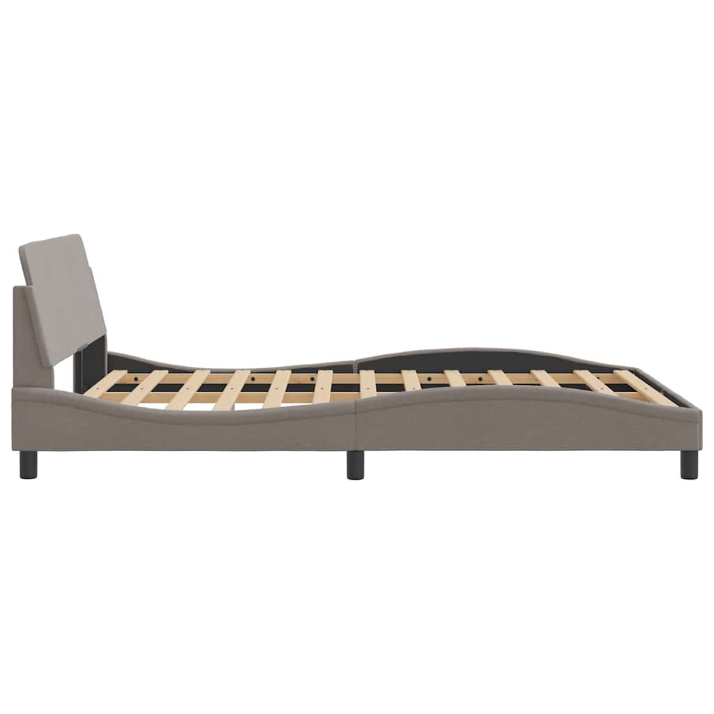 sengeramme Dover Taupe 120x200 cm Stof