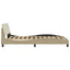 sengeramme Dover Creme 120x200 cm Stof