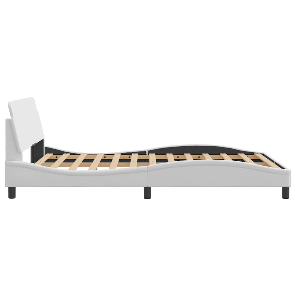 sengeramme Dover 120x200 cm kunstlæder hvid