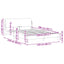 sengeramme Dover 120x200 cm kunstlæder grå