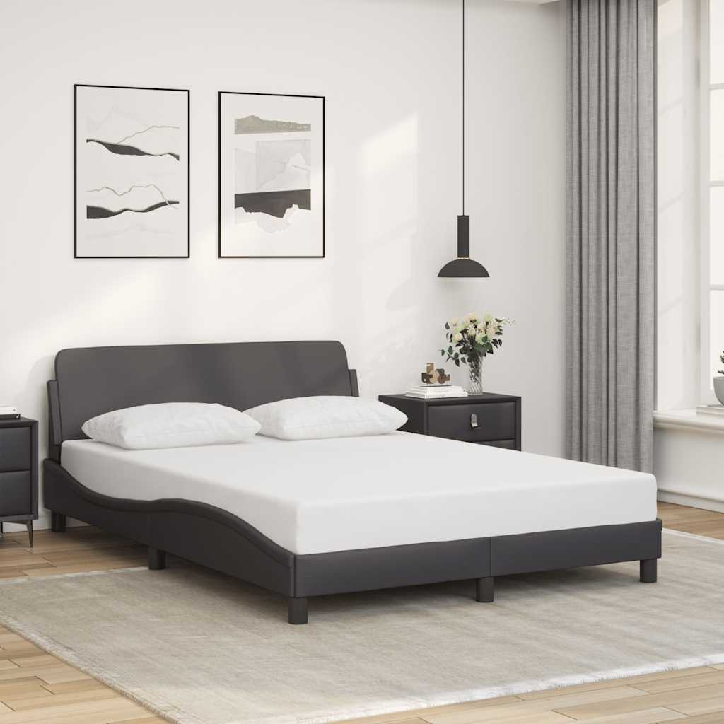 sengeramme Dover 120x200 cm kunstlæder grå