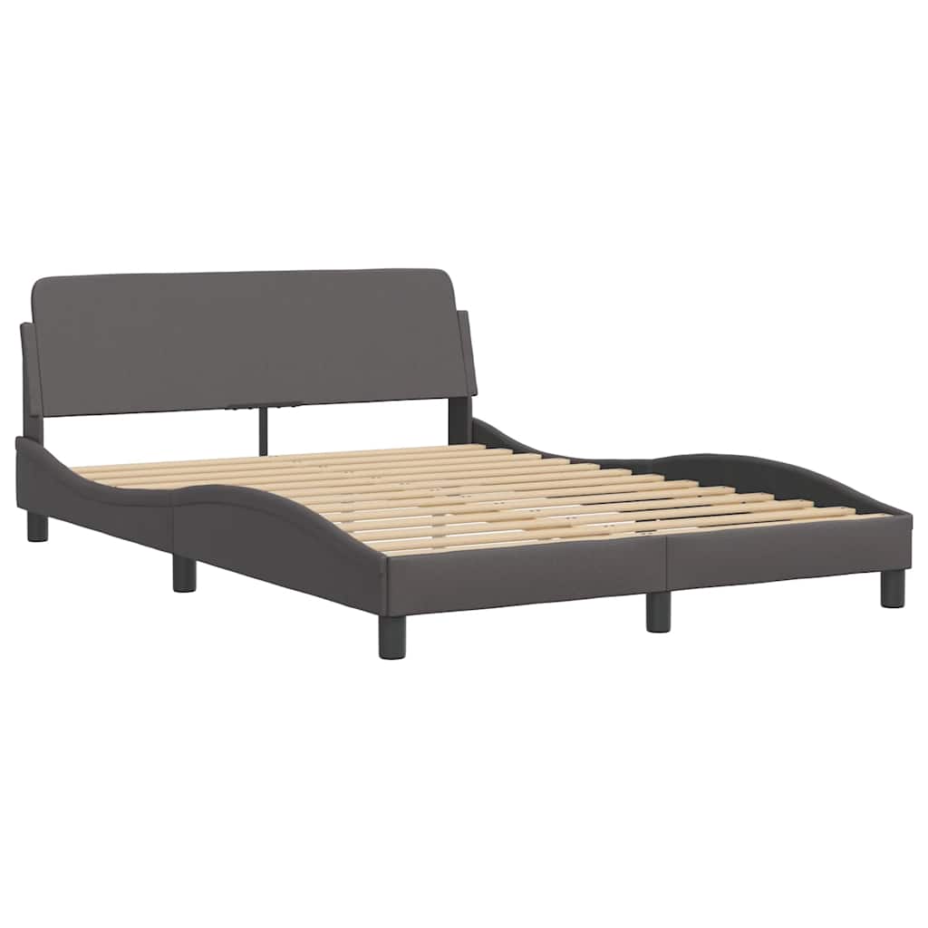 sengeramme Dover 140x190 cm kunstlæder grå
