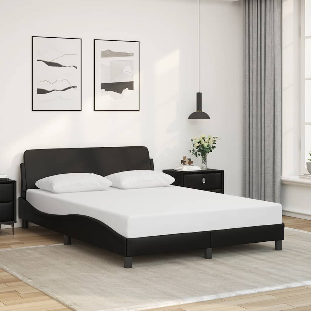 sengeramme Dover 140x200 cm kunstlæder sort