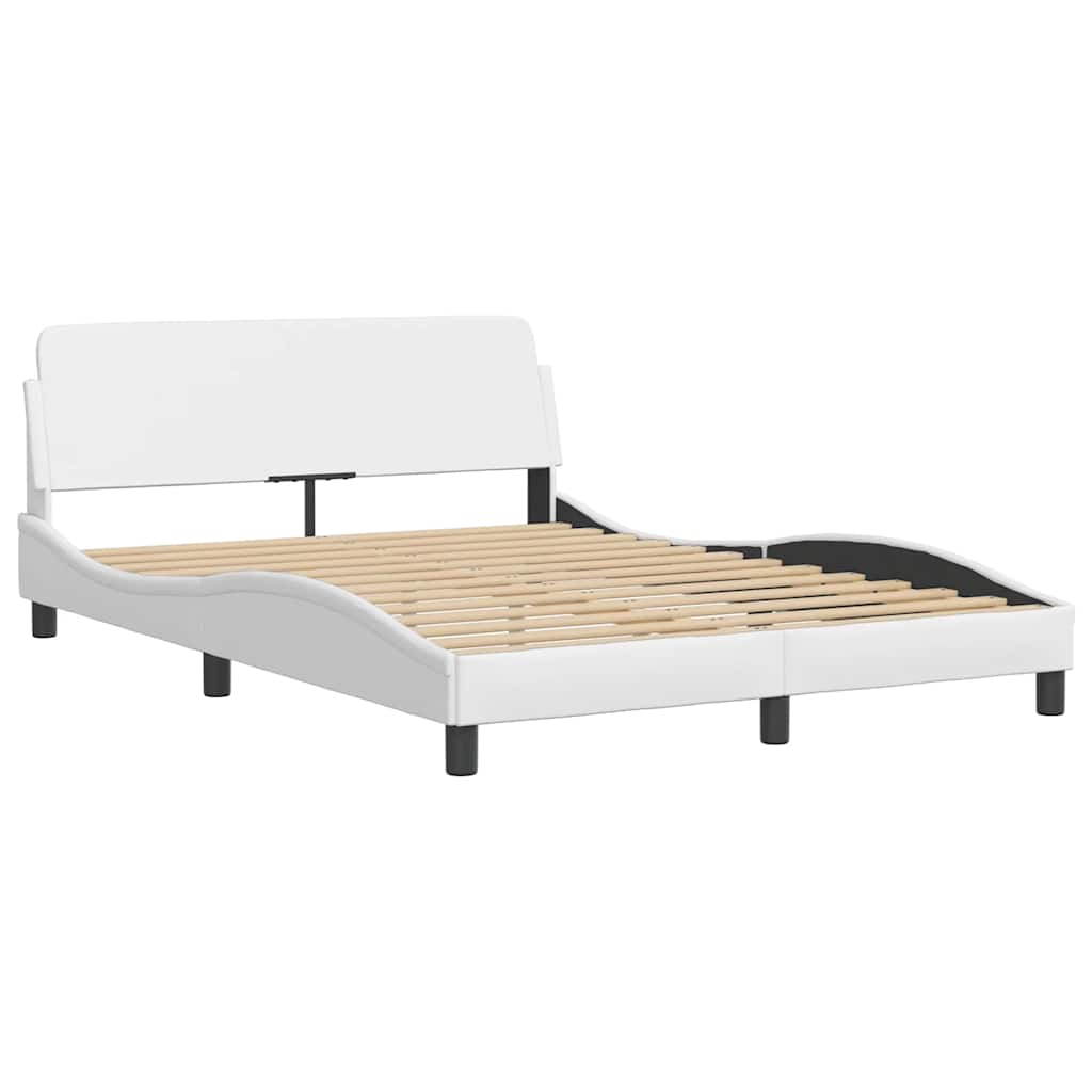 sengeramme Dover 140x200 cm kunstlæder hvid