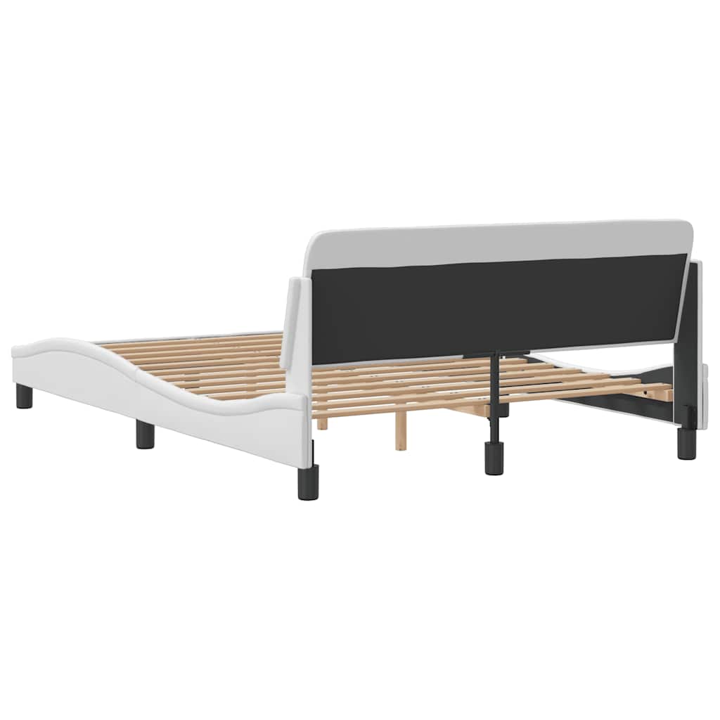 sengeramme Dover 140x200 cm kunstlæder hvid