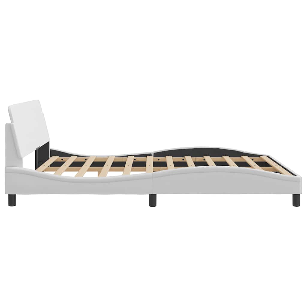 sengeramme Dover 180x200 cm kunstlæder hvid