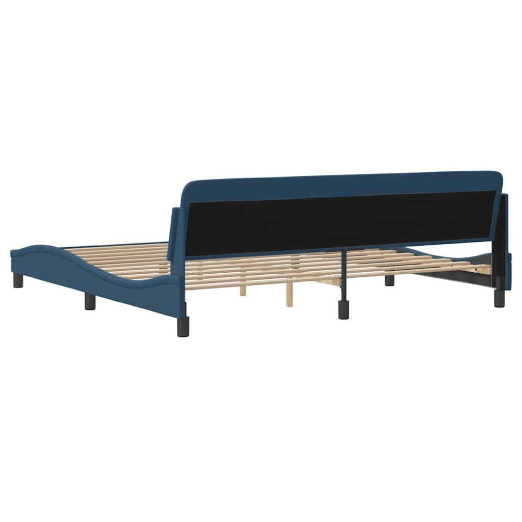 sengeramme Dover 200x200 cm stof blå
