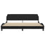 sengeramme Dover 200x200 cm kunstlæder sort