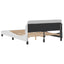 sengeramme Dover 137x190 cm kunstlæder hvid