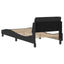sengestel Dover sort 90x190 cm stof
